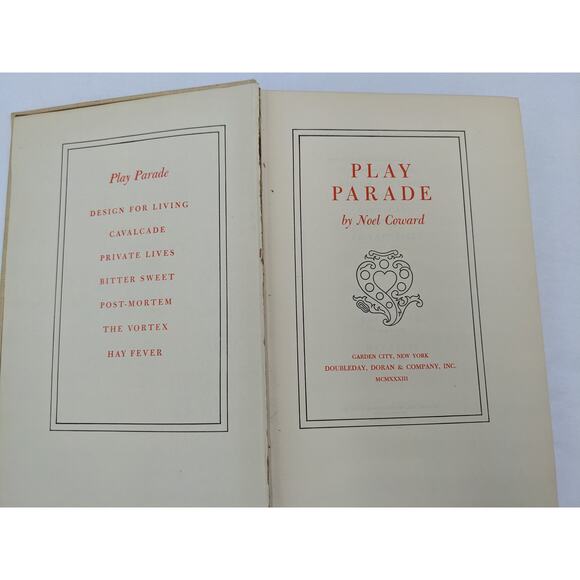 Play Parade By Noel Coward 1933 Book - Picture 11 of 13